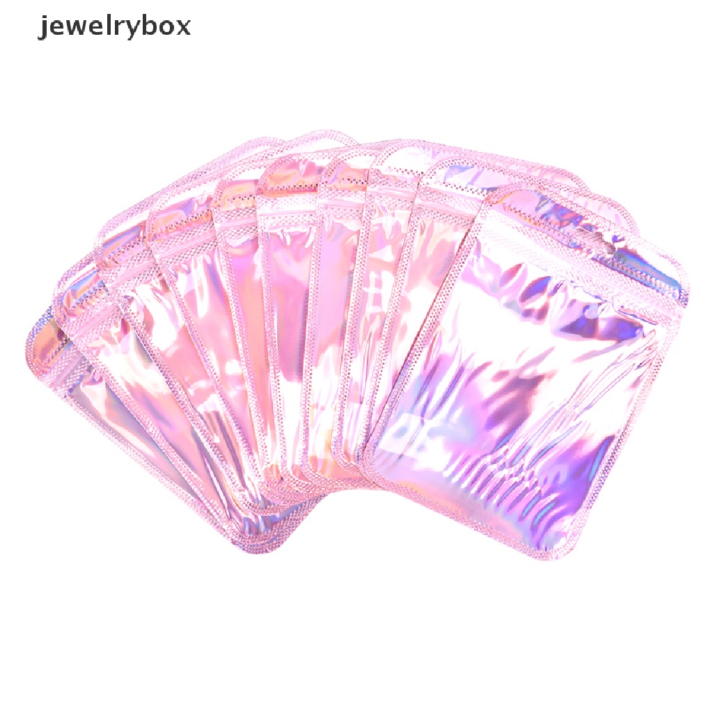 50 Pcs Tas Kemasan Kosmetik Mini 4 Gaya Laser Horaphic