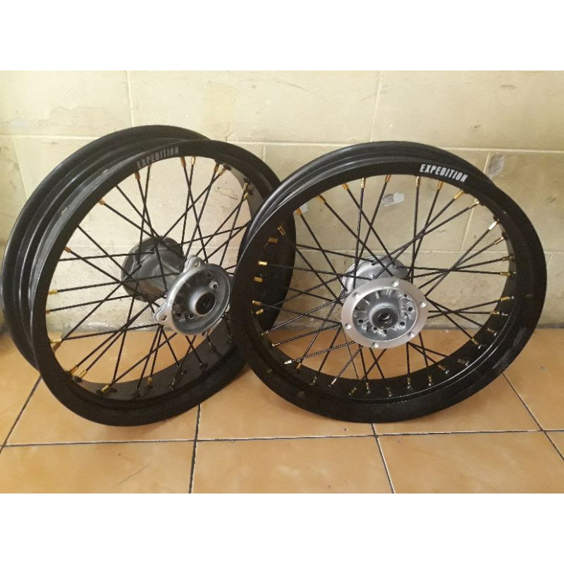 velg set KLX Dtracker CRF 150 supermoto expedition