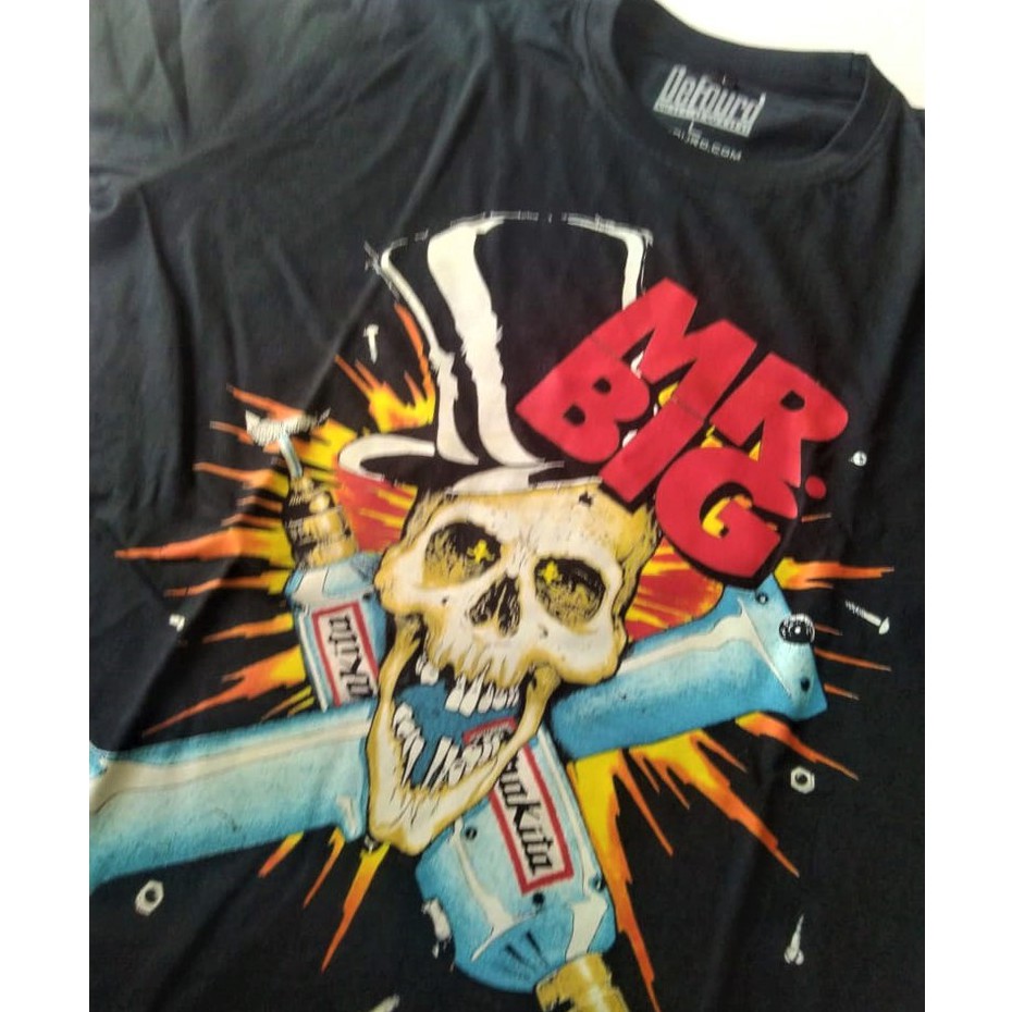 KAOS BAND MR.BIG | KAOS MUSIK | TSHIRT BAND | VINTAGE T-SHIRT | OLDSCHOOL BAND TEE