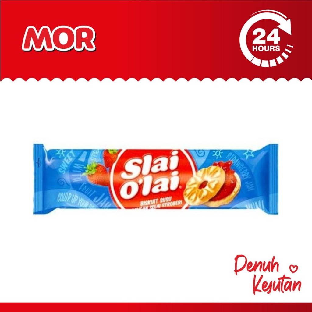 

ROMA Slai Olai Strawberry Biskuit Stroberi 128 gr