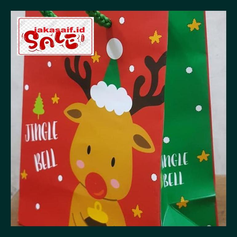 

Perlengkapan Natal -Ty- Paperbag/ Tas Kertas Motif Natal Uk Mini 790Natt