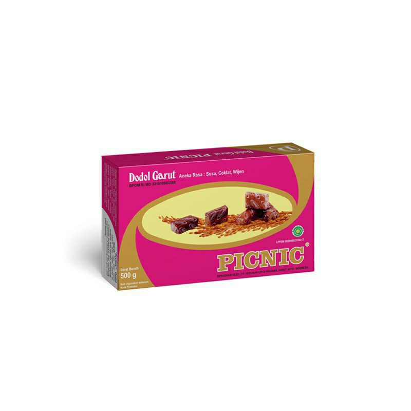 

Dodol PICNIC Classic 500 gram (isi 24 pcs)