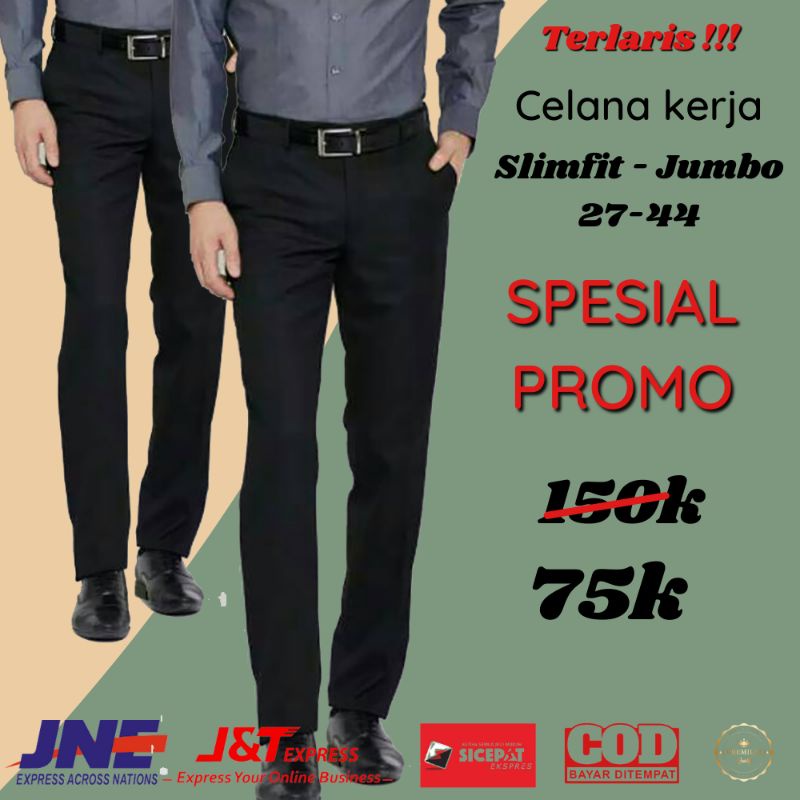 Set Pakaian Celana Ponggol Clana Kerja Kantor Pensil Panjang Pakaian Seragam Wearpack Kerja Sport Pa