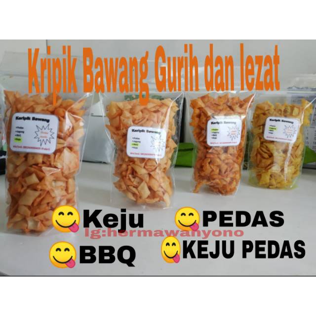 

Kripik bawang Enak Dan Gurih bisa buat lauk