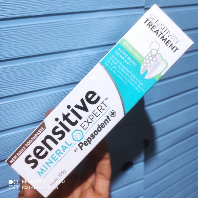 pepsodent sensitive mineral expert 105g