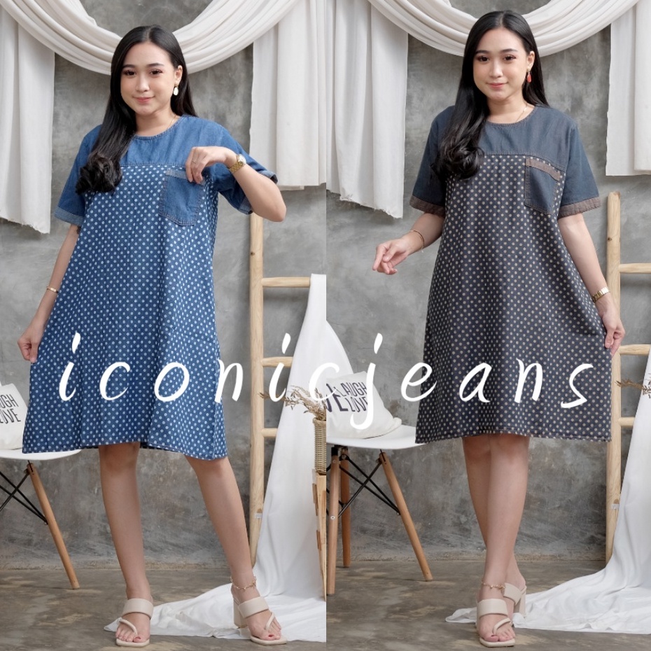 RACHEL BROWN DENIM DRESS SERIES / DRESS JEANS WARNA COKLAT