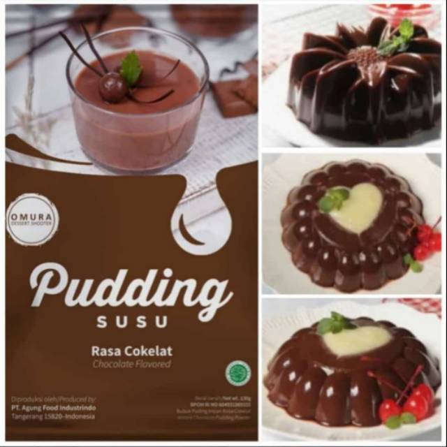 

Puding Susu Omura Coklat