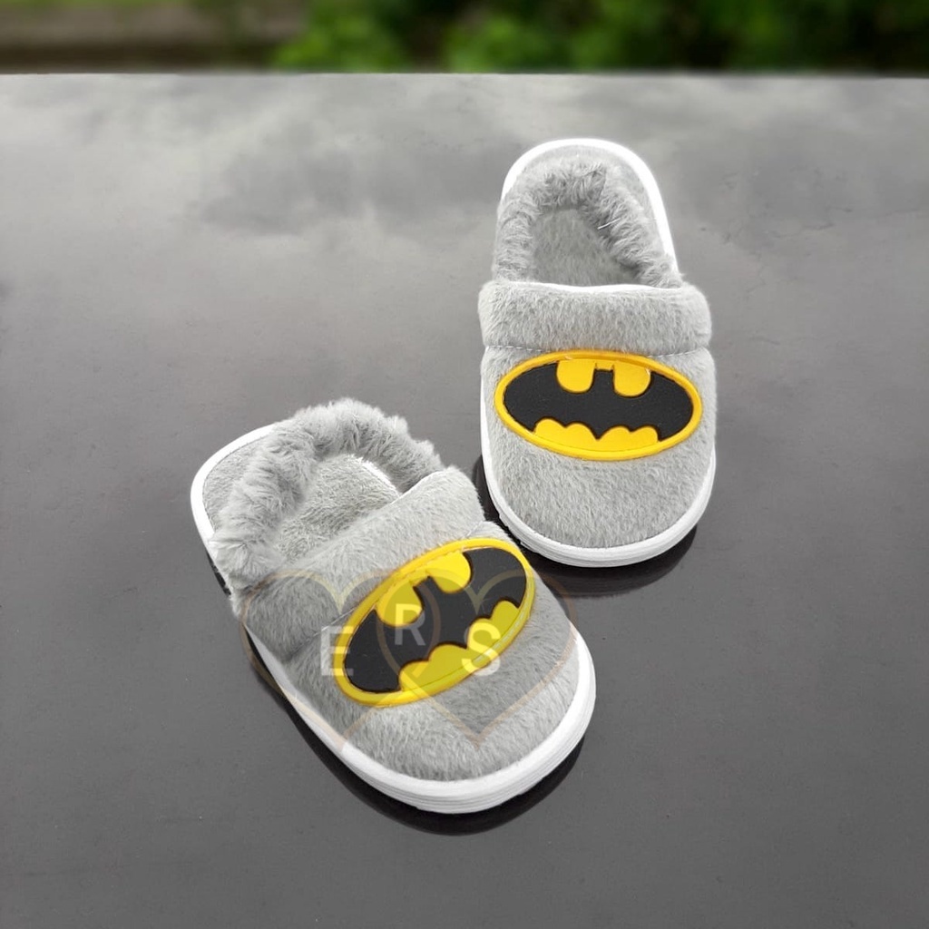 TOKOERS STA02 Sepatu Sandal Anak Laki-laki Umur 1 2 3 tahun - Sandal Tali Anak Motif Batman - Anti slip