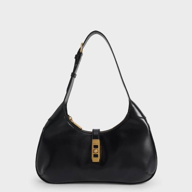 11.11 SALE | CK Metallic Accent Hobo Bag