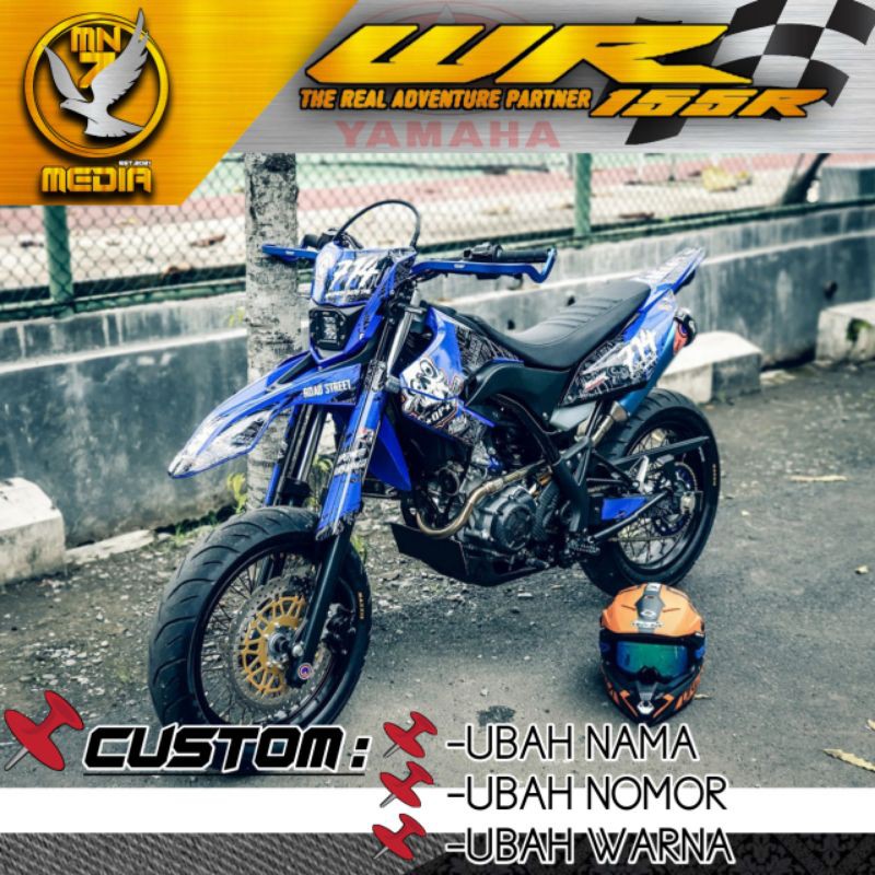 DECAL STIKER YAMAHA WR 155R~decal sticker yamaha wr 155r~Decal WR 155 Full Body~Dekal Supermoto