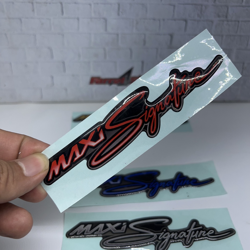 STIKER MAXI SIGNATURE TIMBUL STICKER NMAX XMAX AEROX