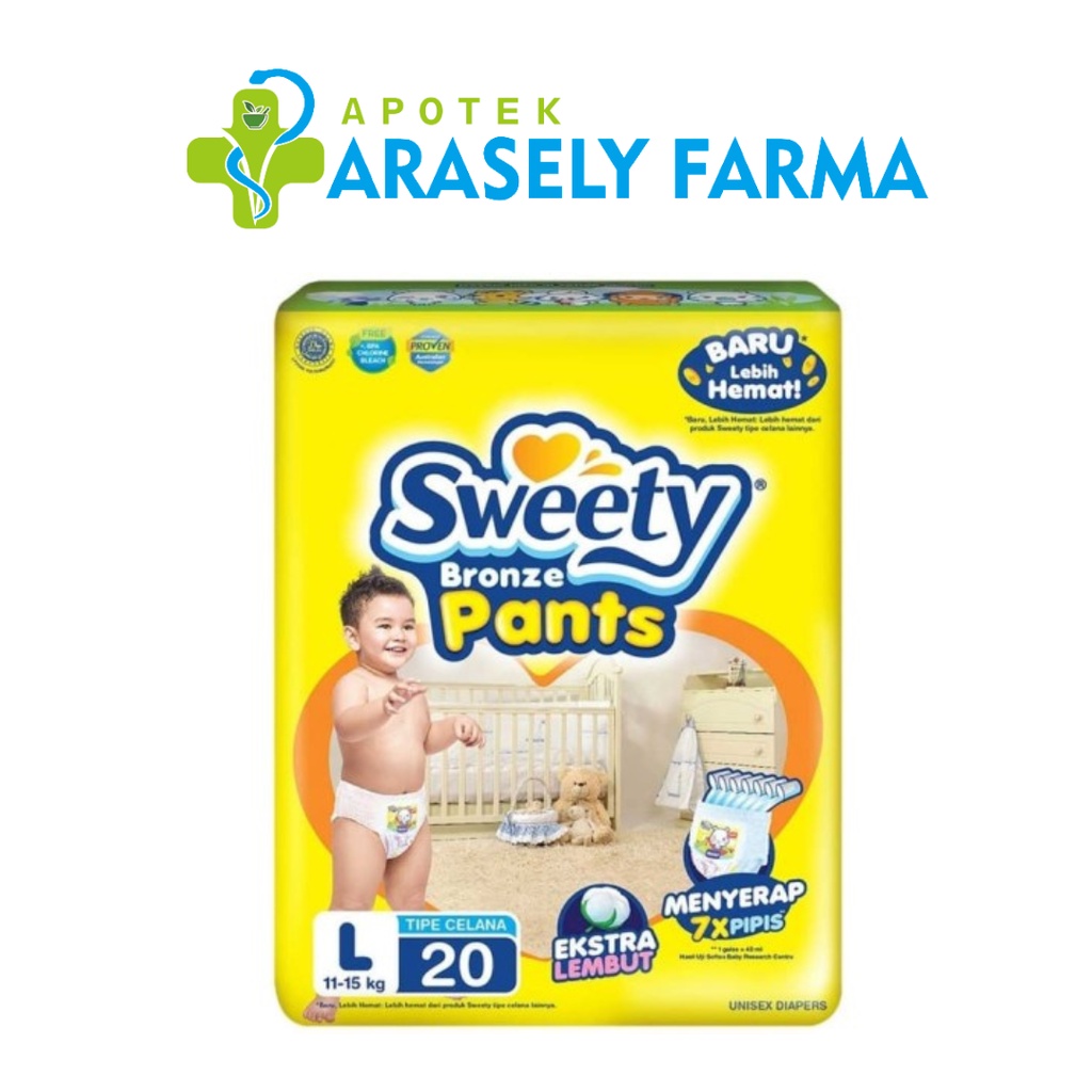Popok Sweety Bronze Pants Ukuran L