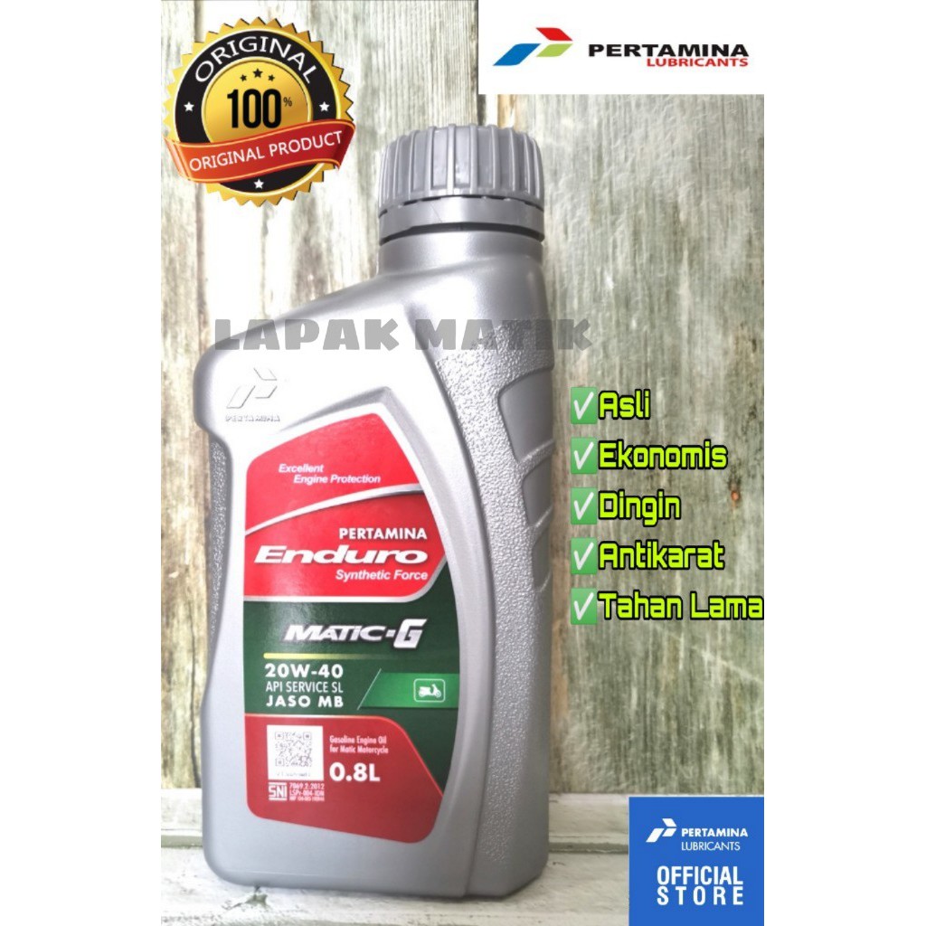 Oli Matik Enduro Matic G 800 ML Oli Motor Pertamina