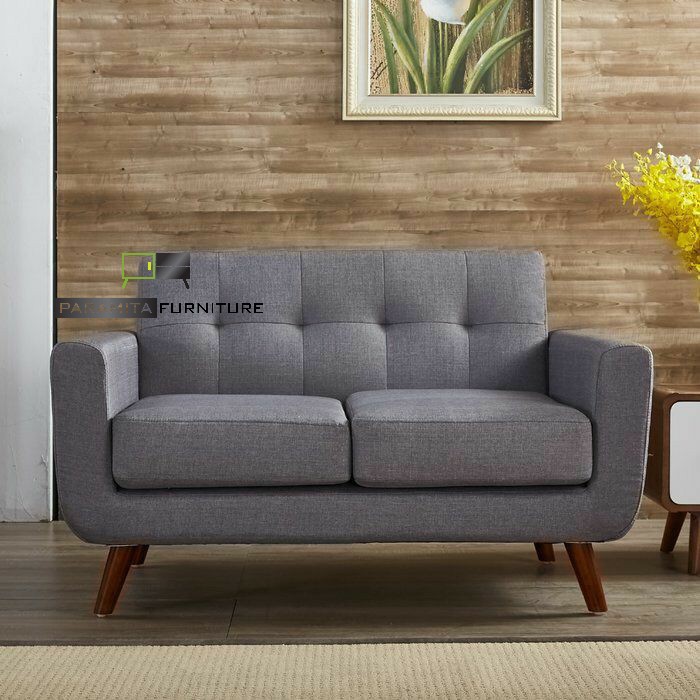 Kursi Sofa dua seaters Kursi Sofa Tamu Sofa Retro Minimalis Ruang Tamu Furniture Jepara