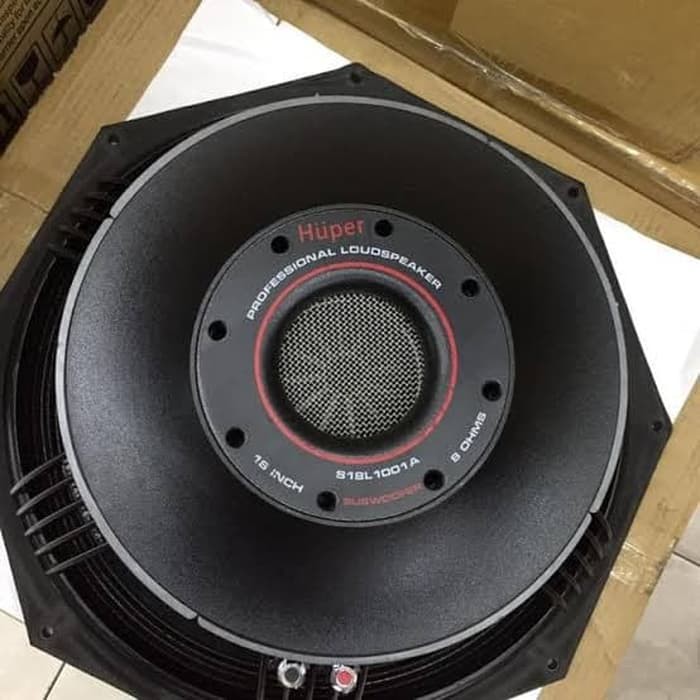 SPEAKER HUPER 18 INCH S18L1001A COIL 5 INCH ORIGINAL S18 L1001 A