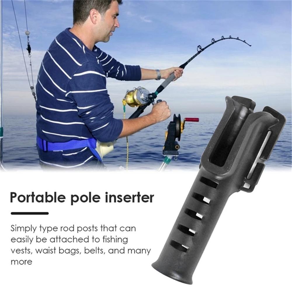 Agustina Rod Holder Portable Outdoor Sabuk Holder Aksesori Sabuk Mount Pancing Pancing Pesca