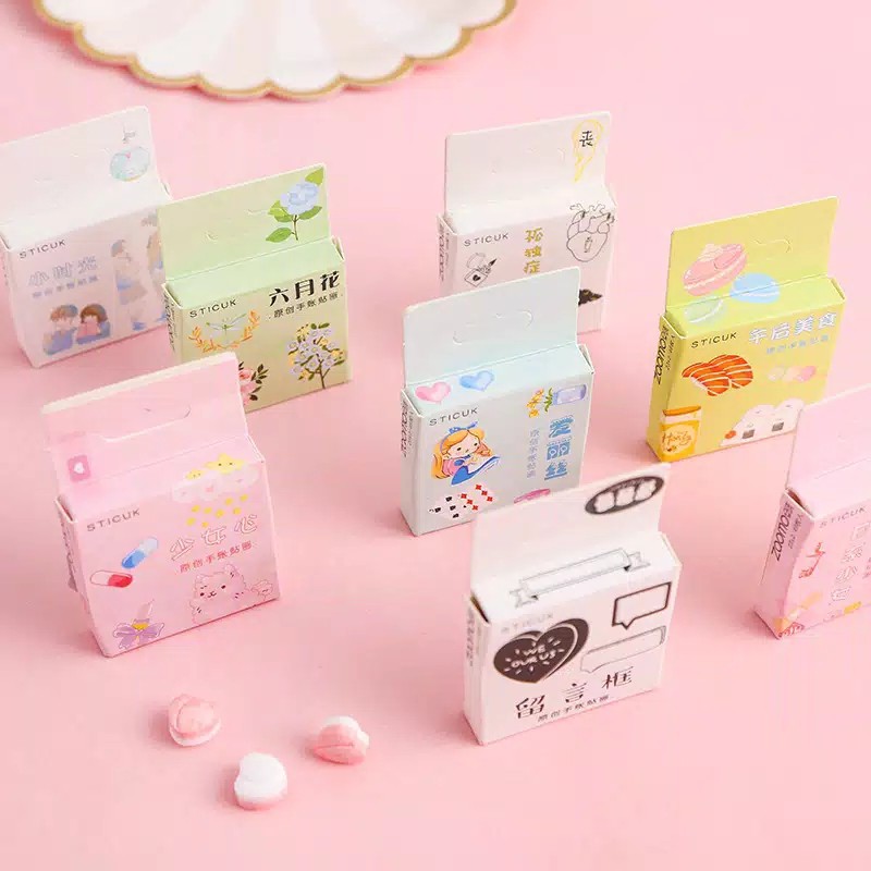 

40Pcs Stiker Desain Kawaii Kartun Cartoon untuk Scrapbook Journal Jurnal Bujo ST148
