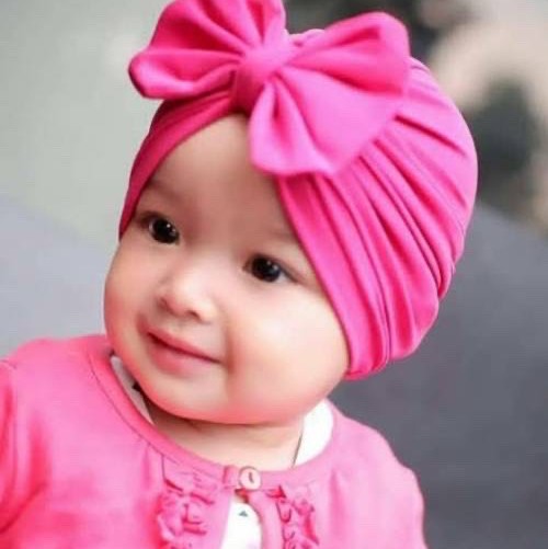 TokoPapin Turban Bayi Turban Pita Bayi polos lucu Bando Bandana Bayi korea