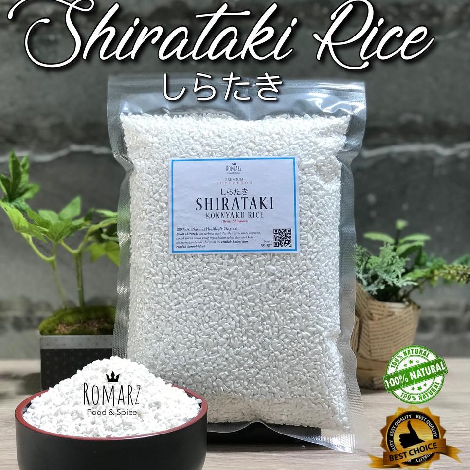 

BERAS SHIRATAKI SHIRATAKI RICE 250gr BERAS KONNYAKU RICE 250gr 향