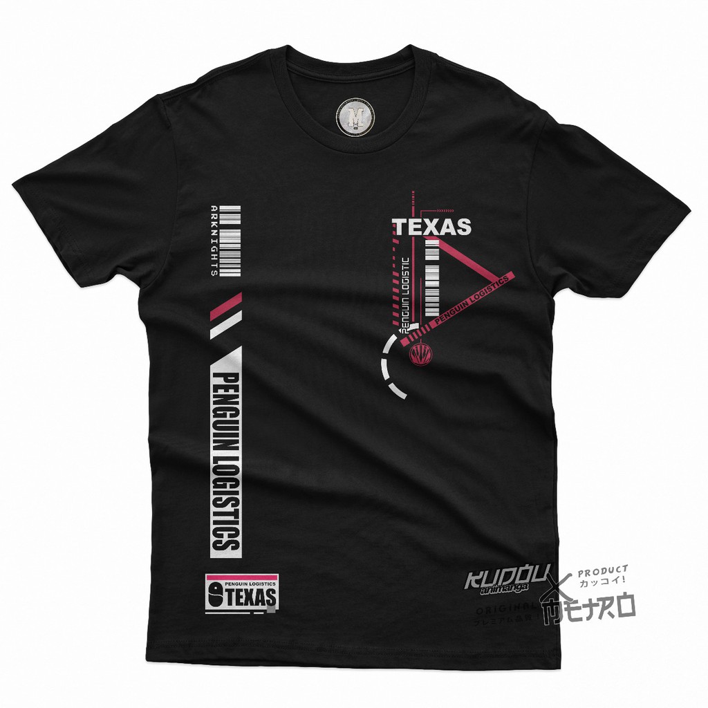 Kaos Texas Penguin Logistic Arknight Rhodes Island Black