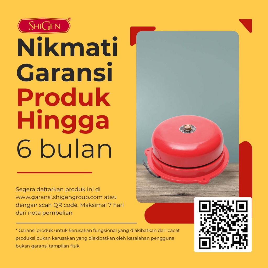 [GROSIR] ROUND BELL BEL KRING LISTRIK PABRIK SEKOLAH KANTOR FIRE ALARM AC 220V