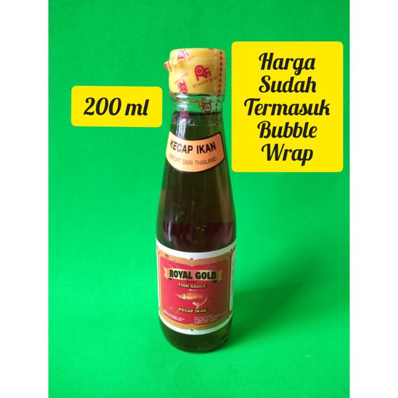 

Kecap Ikan ( Royal Gold Fish Sauce) 200 ml