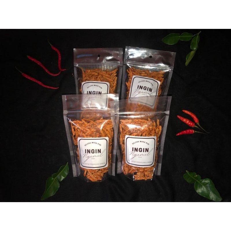 

Basreng pedas bumbu basah daun jeruk Terenak 500 gram