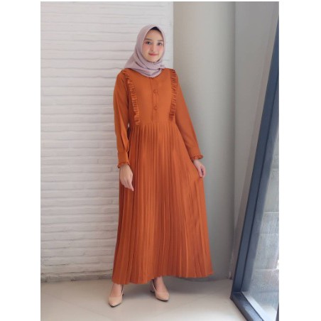 Gamis Neysa bata / maxi dress muslim / fashion gamis / promo