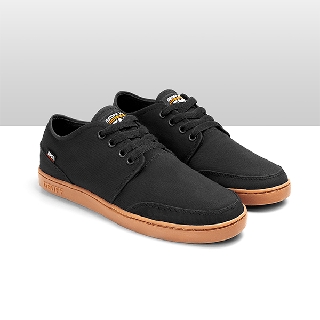 Geoff Max Official Authentic Black Gum Sepatu  Pria 