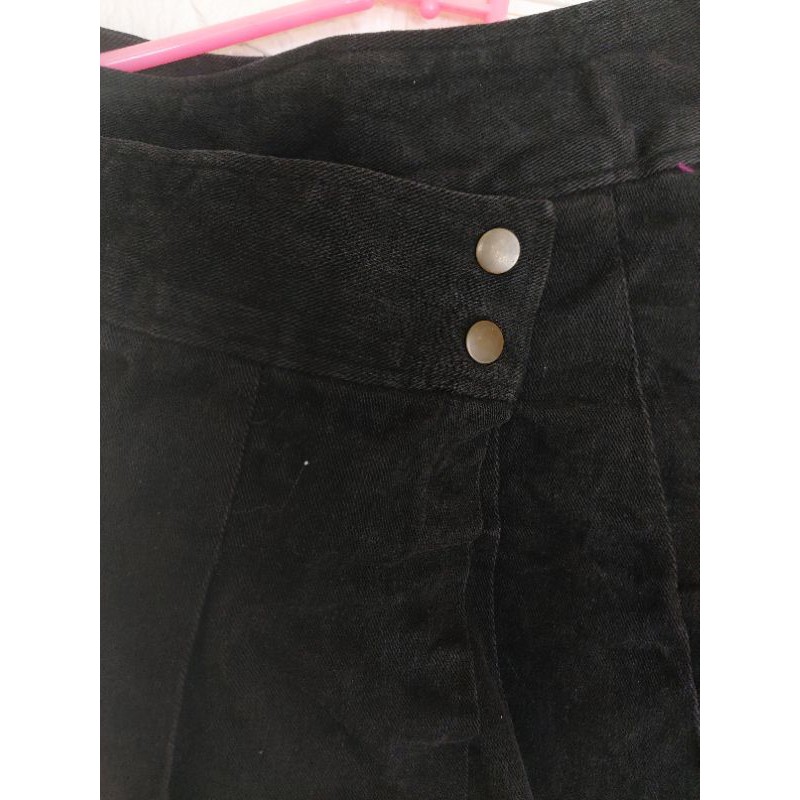 preloved rok jeans hitam remaja