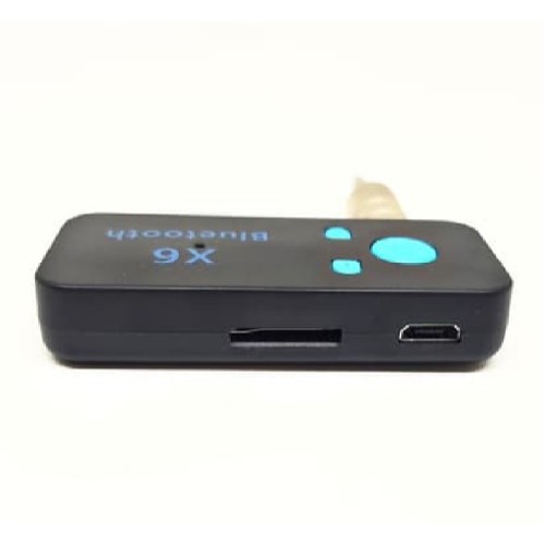 SKU-1106 CAR BLUETOOTH RECEIVER AUDIO MUSIC WIRELESS X6 MICRO SD