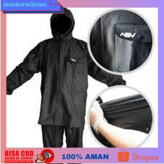 (BISA COD) JAS HUJAN ASV ORIGINAL #raincoat#asv#motocycle#karet#jashujan#jaket