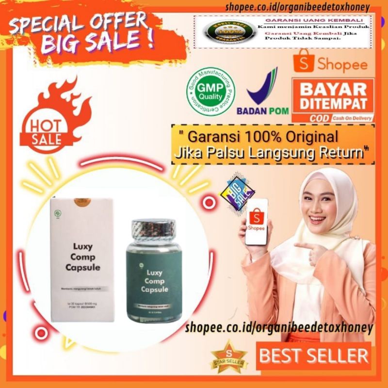 Luxy Comp Capsule Obat Pelangsing Pemutih Dalam Satu Kapsul