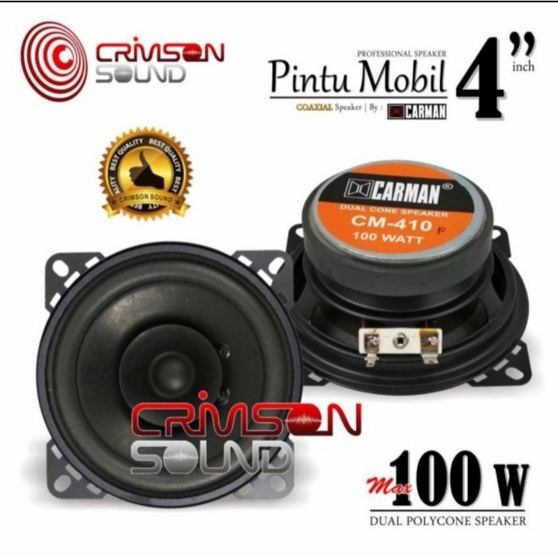 Speaker 4 inch merk CARMAN