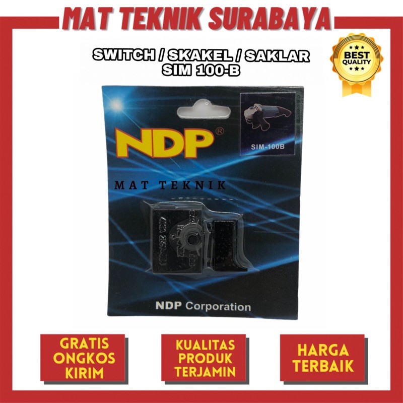 Switch / Skakel / Saklar NDP untuk Mesin Gerinda Sim-100B