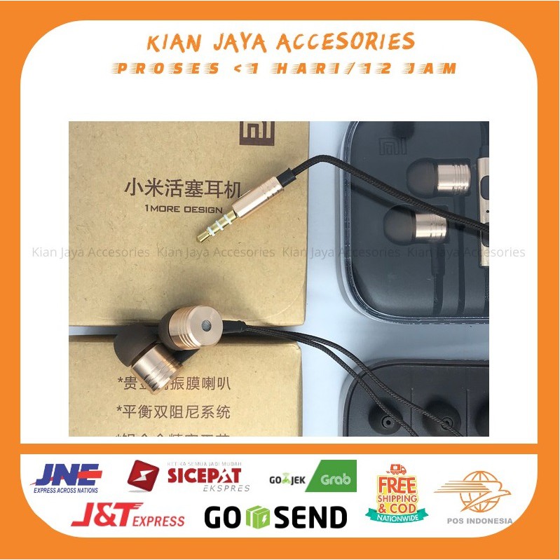 [COD] Headset Xiaomi Piston 2 Original 100% BRAND NEW + Gratis Earbuds 6pcs + Garansi
