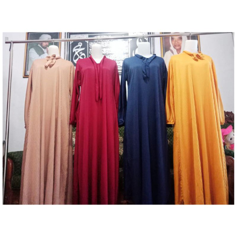 GAMIS PLISKET PAULINA DASI/ GAMIS PLISKET / GAMIS DASI / GAMIS PLISKET MURAH