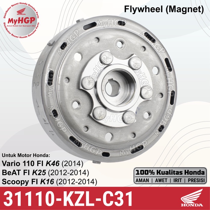 31110-KZL-C31 Flywheel/Magnet Spacy/BeAT/Scoopy/Vario-110 FI Mitsuba