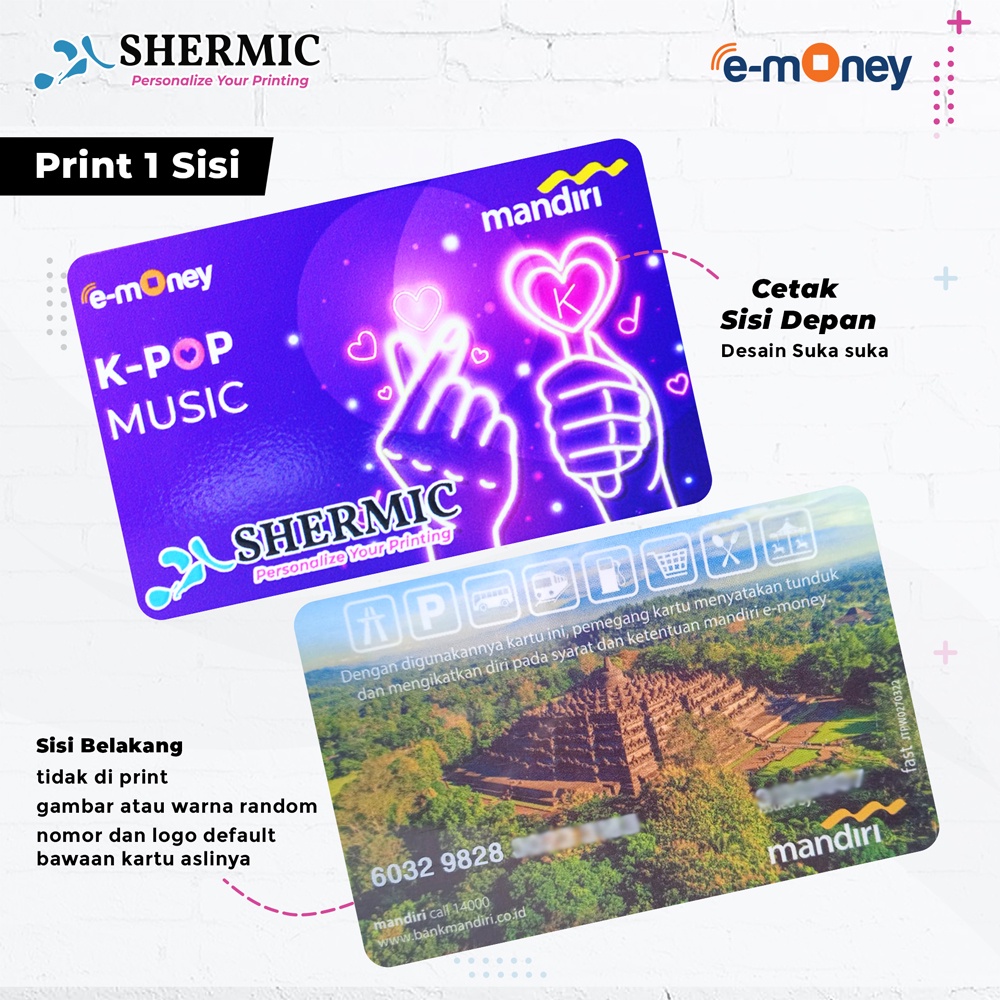 Cetak Custom Print UV DESAIN ID CARD KTA