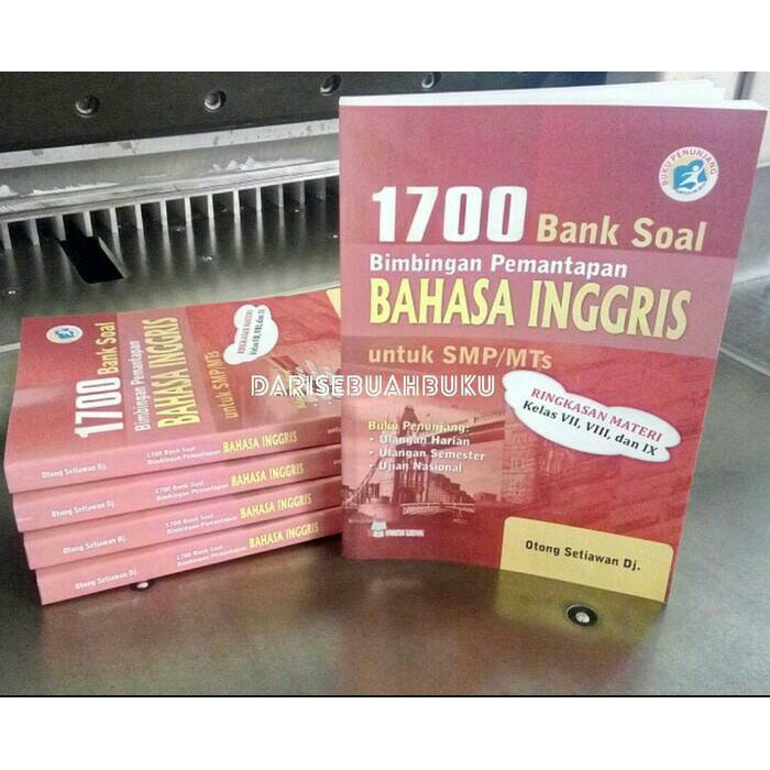 Buku 1700 Bank Soal BinTap BAHASA INGGRIS SMP/MTs Pengayaan K-13