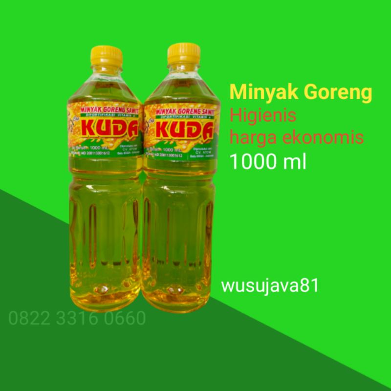 MINYAK GORENG 1 LITER KELAPA SAWIT HIGIENIS EKONOMIS PROMO MURAH, BUKAN MINYAK GORENG BIMOLI 2 LITER