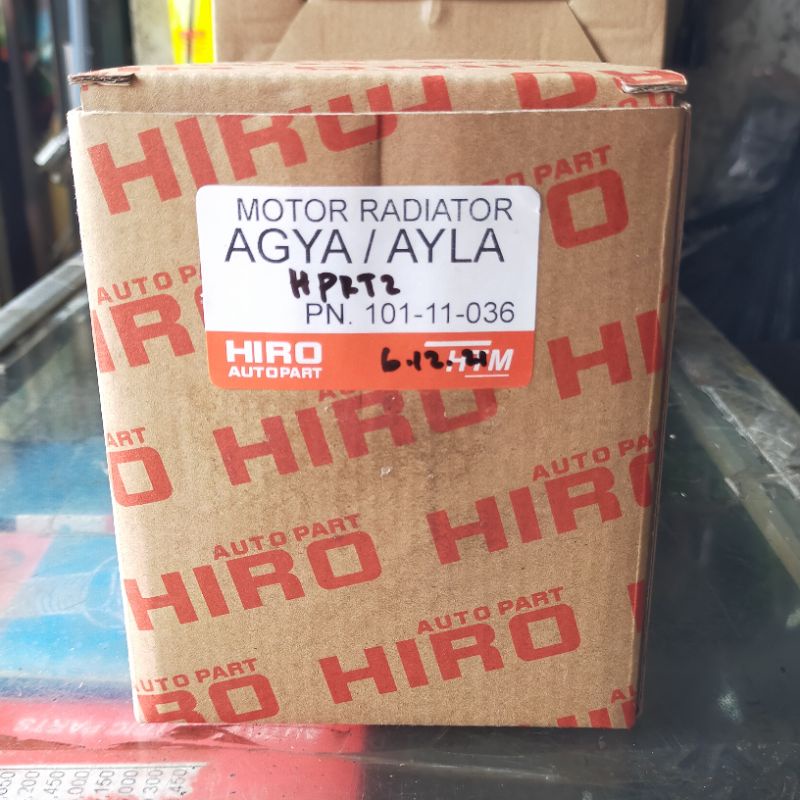 Motor fan radiator AGYA, AYLA
