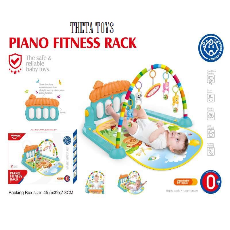 MAINAN PIANO KAKI BAYI MAINAN BAYI PIANO FITNESS RACK HE0639 MAINAN EDUKASI BAYI MAINAN PUZZLE MATRA