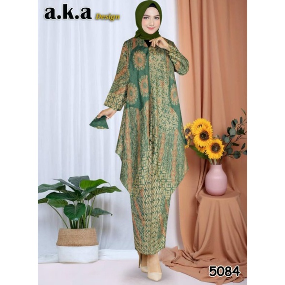 SETELAN BATIK + KULOT + TUNIK VISCOSE PREMIUM/SEMI SUTRA