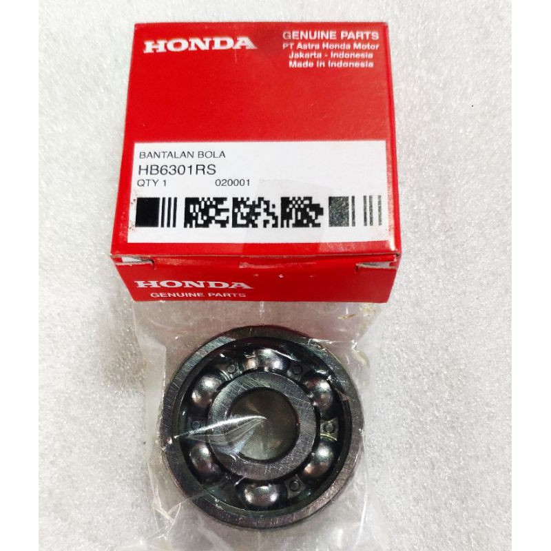 Bearing Ball Laher HB6301RS Ori Honda