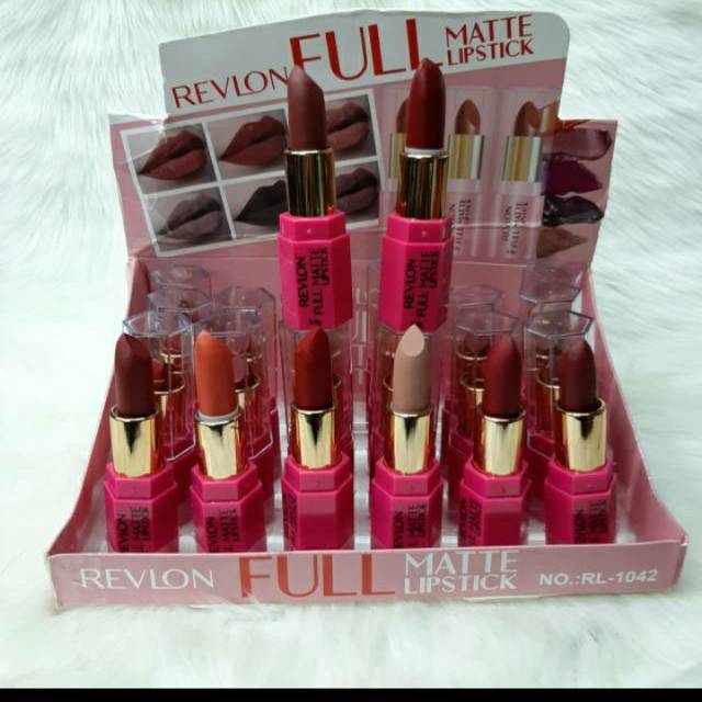 Lipstik revlon full matte 24pcs