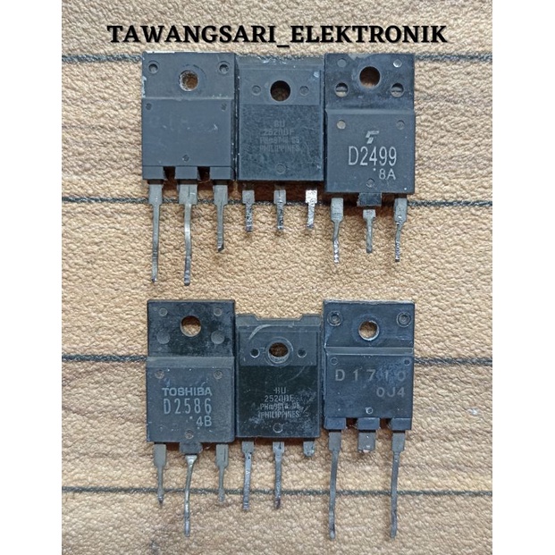 Transistor Tr tr Horizontal horisontal kaki pendek