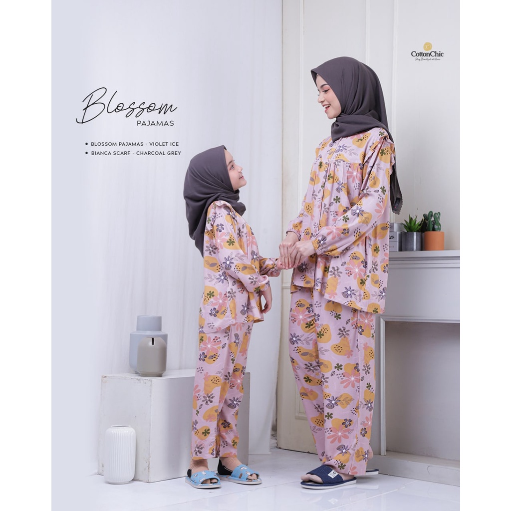 Blossom Pajamas Mom & Kids by CottonChic