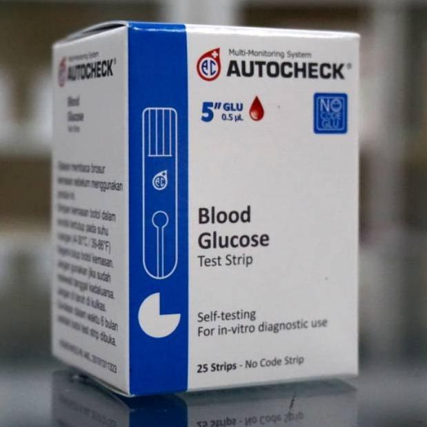 [KODE BARANG X6322Z] STRIP AUTOCHECK GULA DARAH / STIK AUTO CHECK BLOOD GLUCOSE REFILL / GDS GLUKOSA