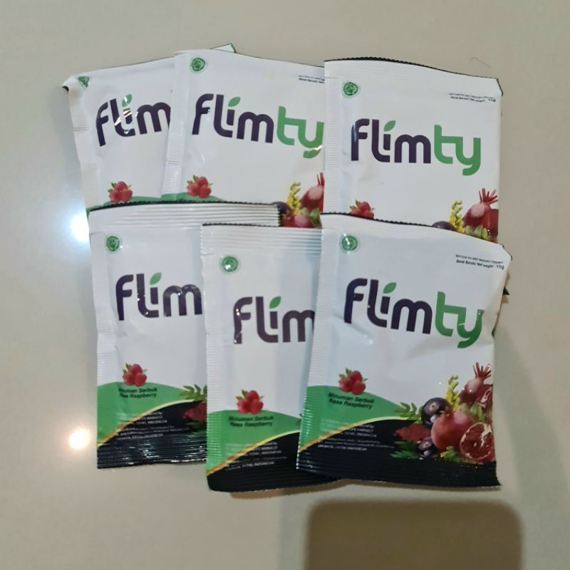 FLIMTY FIBER ORIGINAL ECER DIET & DETOX HERBAL PELANGING ALAMI SEHAT HALAL BPOM OBAT KURUS-6S RASPBERRY